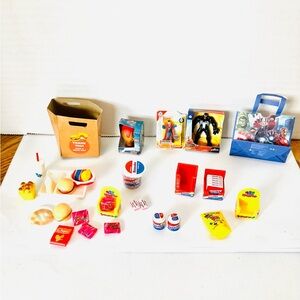 Mini Brands Assorted Mini Toys & Food Lot Marvel Ring Pops Bazooka & More
